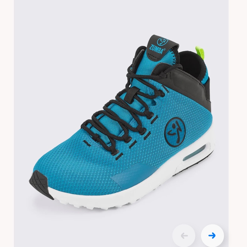 Zumba Blue and Black Athletic Sneakers